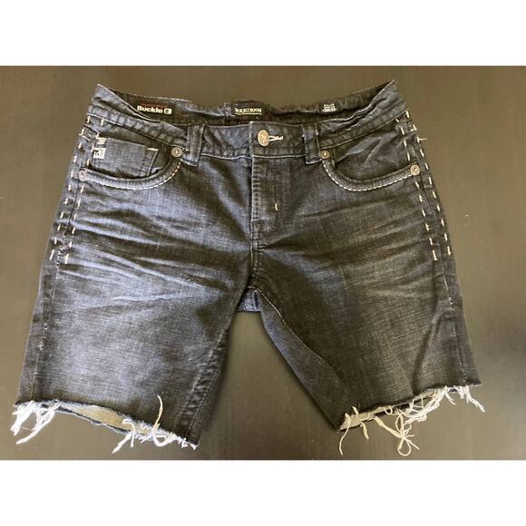 MEK DNM USA Designed for Buckle Black *Bermuda* Shorts Waist 30 - Picture 6 of 14